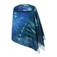 thumbnail image 1 of The Magic Scarf Châle à Boutons Réversible en Suède à Imprimé Van Gogh pour Femmes, 1 of 4