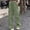 Green, variant on uublik Womans Jeans High Waisted Stretchy Straight Leg Jeans Trendy Drawstring Loose Denim Pants, Gray