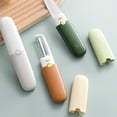 thumbnail image 4 of Pelador De Frutas De Acero Inoxidable 2 En 1, Cuchillo Rebanador Multifuncional De Doble Cabezal Para Cocina Y Camping, 4 of 7