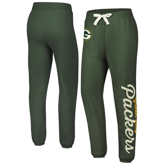 Women's G-III 4Her by Carl Banks Green Green Bay Packers Scrimmage Fleece Pants