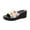 Beige, variant on Women's Platform Wedge Slide Sandals Open Toe Slip On Halloween Holiday Party Casual Comfort Mules Beige 6.5
