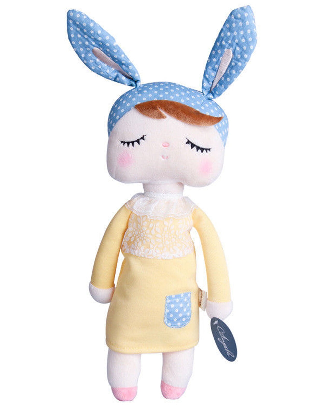 Cathery Stuffed Metoo Angela Plush Sleeping Girl Bunny Rabbit Baby Doll