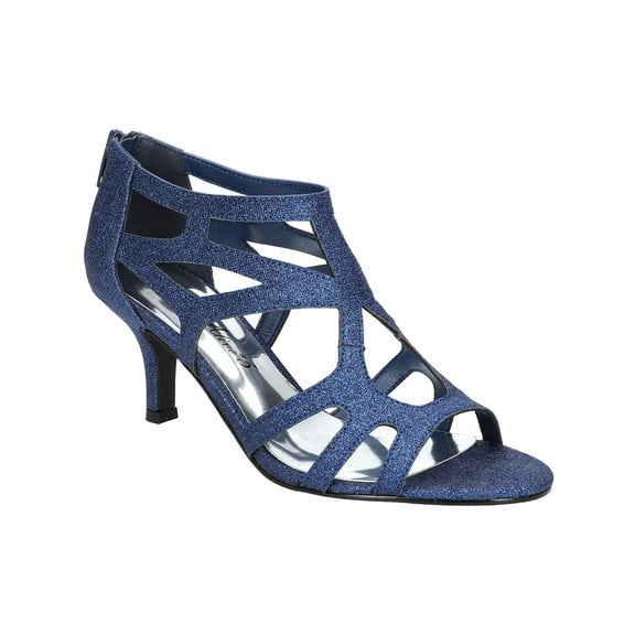 Easy Street Womens Flattery Dressy Slip On Strappy Sandals