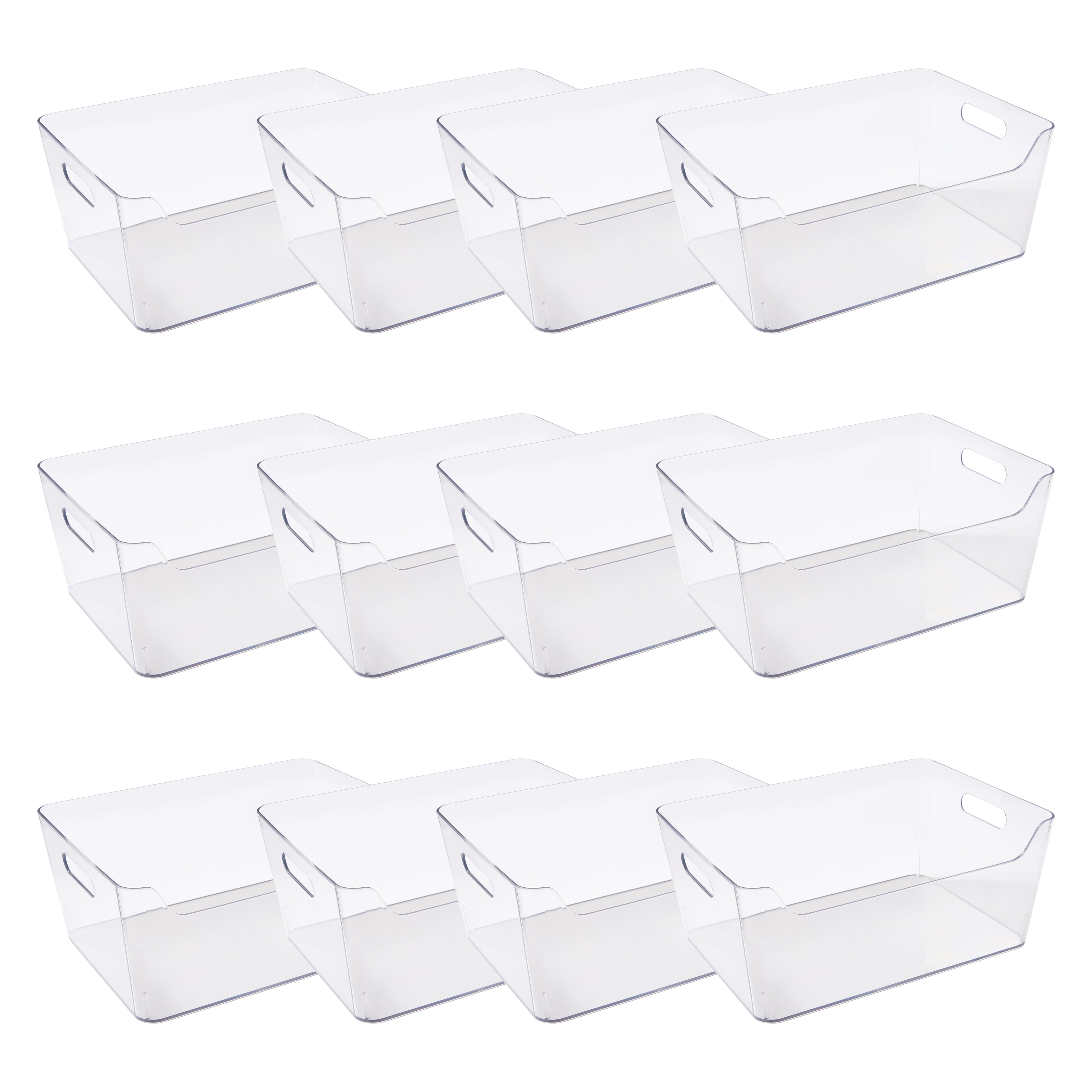 Large Clear Open Storage Bins by Simply Tidy – 13