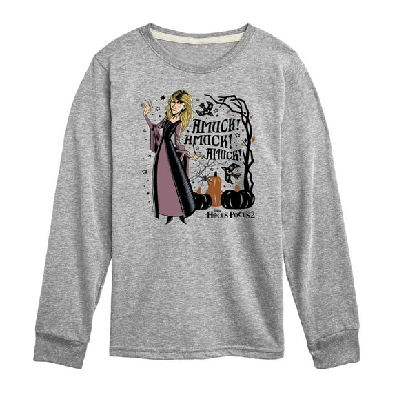 Hocus Pocus 2 - Amuck Sarah - Toddler And Youth Long Sleeve Graphic T-Shirt