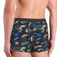 thumbnail image 3 of KLL Undersea Animals Men's Cotton Boxer Briefs Underwear-Small, 3 of 8