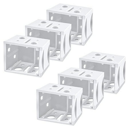 

✪ 6 Pcs Box Mounting Bracket Replacement Plastic Window Blinds Headrail Bracket