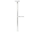 thumbnail image 2 of OULII 1 Set Stainless Steel Flag Pole Set Silver Corrosion-resistant For Outdoor Use, 2 of 8