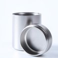 thumbnail image 4 of Miangastore Metal Travel Portable Storage Can Container for Outdoor Camping Travel Tea (Silver), 4 of 8