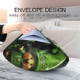 thumbnail image 5 of Coolnut St. Patrick's Day Cute Gnome Silk Satin Pillowcase for Hair and Skin, Pillow Cases, Satin Cooling Pillow Covers with Envelope Closure (Standard Size 20x26 in) 306 Home Decor Gifts, 5 of 7