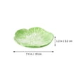 thumbnail image 4 of Miangastore 1pc Ceramic Children Bowl Delicate Ceramic Plate Chinese Cabbage Tableware, 4 of 8
