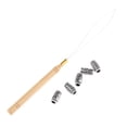 thumbnail image 4 of Guardoinrt 5Pcs Hair Braid Bead Hair Extensions Decoration + Wire Pulling Hook Tool 02, 4 of 9