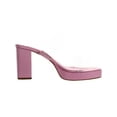 thumbnail image 4 of Schutz Womens Ariella Transparent Block Heel Platform Sandals, 4 of 4