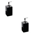 thumbnail image 2 of kurtrusly Practical Pump Bottle Shampoo Dispenser for Home Kitchen Black 500ml 2Set, 2 of 6