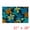 Blue, variant on Unique Bargains Printed Ultra Soft Absorbent Shaggy Bath Mat Blue 32" x 20"