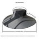 thumbnail image 3 of Luzes Solares Al Aire Libre Amplio Sombrero de Pesca Al Aire Libre Del Ventilador Del Sol Sombrero Del Sol de los Hombres con 2 Sombreros de Pesca de Ventiladores Del Sol Y 3 Sombreros de Ventilador A, 3 of 4