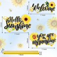 thumbnail image 2 of 3 Pieces Sunflower Table Sign Welcome wood Bee Centerpieces Table Decoration, 2 of 5