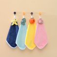 thumbnail image 7 of 1 Pack Cute Cat Pattern Hand Towels, Pure Cotton Children Bathroom Towel Animals, Fingertip Bath Towels for Home, Kids Washcloths, 7 of 7
