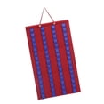 thumbnail image 4 of Organizador de Almacenamiento Colgante para Modelos Fundidos a Presión, Capacidad para 60 Coches de Juguete, Regalos para Adultos, Vitrina de Fieltro Rojo, 4 of 8
