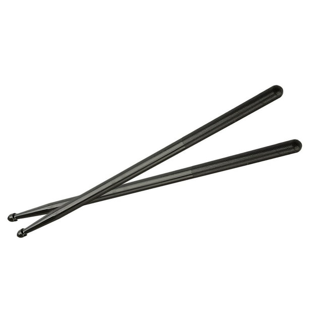 unbranded 1Par Drum Sticks Nylon Con Mango Largo Para De Batería Color Negro Y