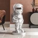 thumbnail image 4 of Estatua de astronauta, linda resina, estilo nórdico, artesanías coleccionables, figuras de astronautas para Plata, 4 of 8