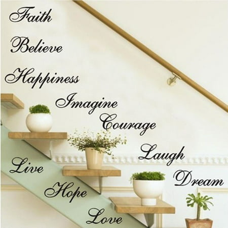 Usa New Stairs Decors Wall Quote Removable Stickers Vinyl Decals Home Decor Canada - Vinyl Home Decor Stairs