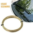 thumbnail image 2 of 22M Upgrade Car Windscreen Glass Cutting Cut Out Braided Removal Wire Gold Roll, 2 of 10