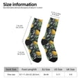 thumbnail image 5 of Yiaed Citrus Fruits Elegant Lemons Print Great elasticity Crew Socks Sports socks for Men and Women, 5 of 5