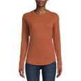 Time and Tru Women's Thermal Tops, 2Pack