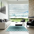 thumbnail image 7 of Ahgly Company Machine Washable Indoor Rectangle Transitional Medium Teal Green Area Rugs, 8' x 12', 7 of 7