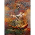 thumbnail image 1 of Buddha In Stone - CANVAS OR PRINT WALL ART, 1 of 1