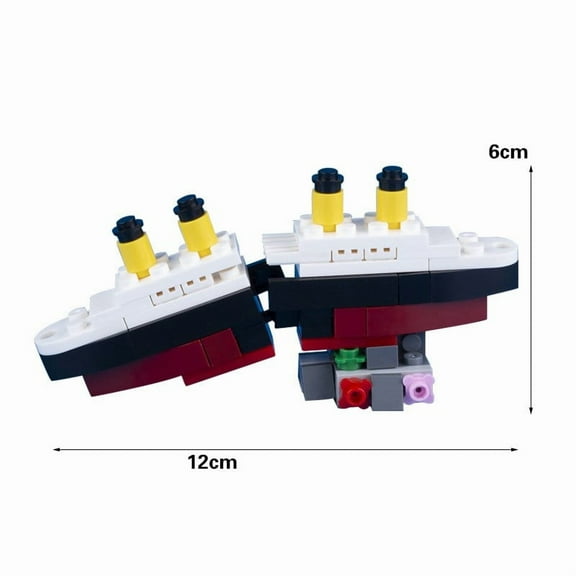 City Movie Titanic Ship Boat Ideas Model Building Blocks Kids Sets Toys for Children Gifts Parts Kit Citys Titanics