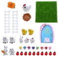 thumbnail image 4 of 1 Ensemble Porte de Fée Arbre de Jardin Suspendu Porte de Fée Mini Ornements Thème Easter, 4 of 7