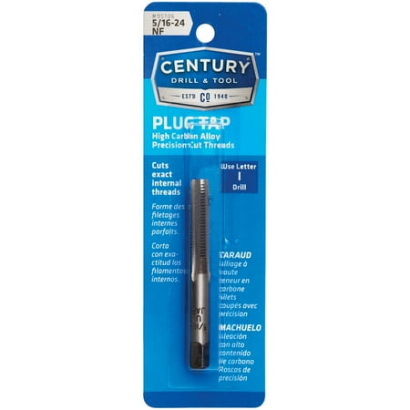 

Century Drill & Tool 5/16-24 Carbon Steel National Fine Tap-Plug