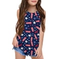 thumbnail image 2 of Grblisyd July 4th Girls Tank Tops Size 10-12 Patriotic Sleeveless Crew Neck Shirt American Flag Tee Shirt, 2 of 5