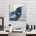 thumbnail image 5 of Epic Graffiti 'Raven 6' by St. Hilaire Elizabeth, Canvas Wall Art, 18"x18", 5 of 8