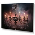 thumbnail image 2 of Designart "Chandelier Shadows I" Chandelier Wall Art Print, 2 of 5