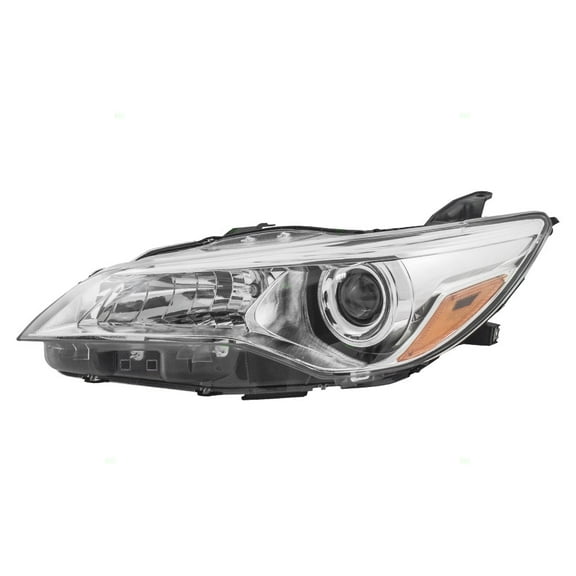Brock Headlight for 2015-2017 Camry w/ Chrome Housing Left 8115006860