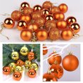 thumbnail image 2 of Fairnull 24Pcs/Set Christmas Style Hanging Decor Exquisite Plastic Glitter All Match Hanging Ball Decor for Home, 2 of 9