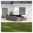 thumbnail image 4 of Living Source International 10-Piece Wicker Sectional Set plus Cushions in Beige, 4 of 8