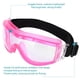 thumbnail image 1 of Vikye Gafas Protectoras, Gafas de Seguridad antiniebla a Prueba de Polvo para ni?os, Gafas Unisex Impermeables para ni?os, Ciclismo, Gafas de Seguridad Protectoras contra el Viento(Rosado) Ecomeon no, 1 of 6