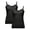 Black, variant on ZNQHFRE 2 Pack Women's Lace Camisole Tank Tops, Built‑In Bra Pads, Adjustable Spaghetti Straps, Sleeveless Layering Undergarment L
