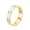 Gold Plated White, variant on Women's Stainless Steel Ring 6mm Black White Enamel Rings Engagement Wedding Band Couple Jewelry Silver Plated White Size 7