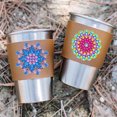thumbnail image 2 of (Z02-6) Cubierta copa diamante punto DIY extensión cubierta copa diamante punto cuero respetuosa con el ambiente 6 uds Mandala, 2 of 9