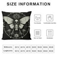 thumbnail image 5 of COMIO  Skull Decorative Pillow Covers Gothic Black Aesthetic Throw Pillow Covers for Home Decor Living Room Chair Sofa Bed Couch Decor Cushion Covers Sofa Pillowcase, 5 of 5