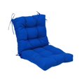 thumbnail image 2 of Cojín para silla de comedor, alfombrilla para silla, respaldo integrado, cojín para asiento, cojín para asiento azul, 2 of 8