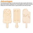 thumbnail image 4 of Recortes de madera en forma de helado, madera para pintar recortes para arte y manualidades, 30 sets, 4 of 4
