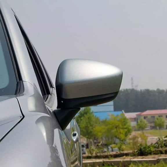 Silver Side Wing Mirror Cover Cap Left Side Fits For Mazda CX-5 CX5 2013-2014