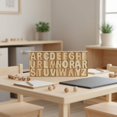 thumbnail image 4 of Juego De Letras De Madera Del Alfabeto Letras De Madera Para Manualidades Con Bandeja Juego De Letras Pequeñas De Madera Para Artesanos, Maestros, Decoración De Bodas, Decoración Del Madera L, 4 of 9