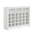 thumbnail image 4 of Shoe Cabinet, 24 Pair Freestanding Shoe Rack Storage Organizer, Modern Shoe Storage Cabinet with Shelves for Hallway Bedroom Closet Entryway (White), 4 of 9